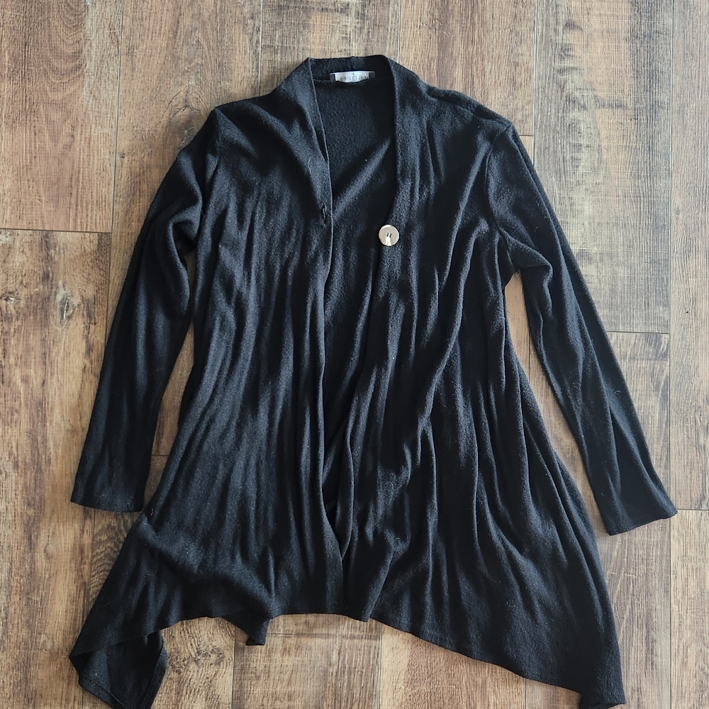 Elegant Black Women's Cardigan